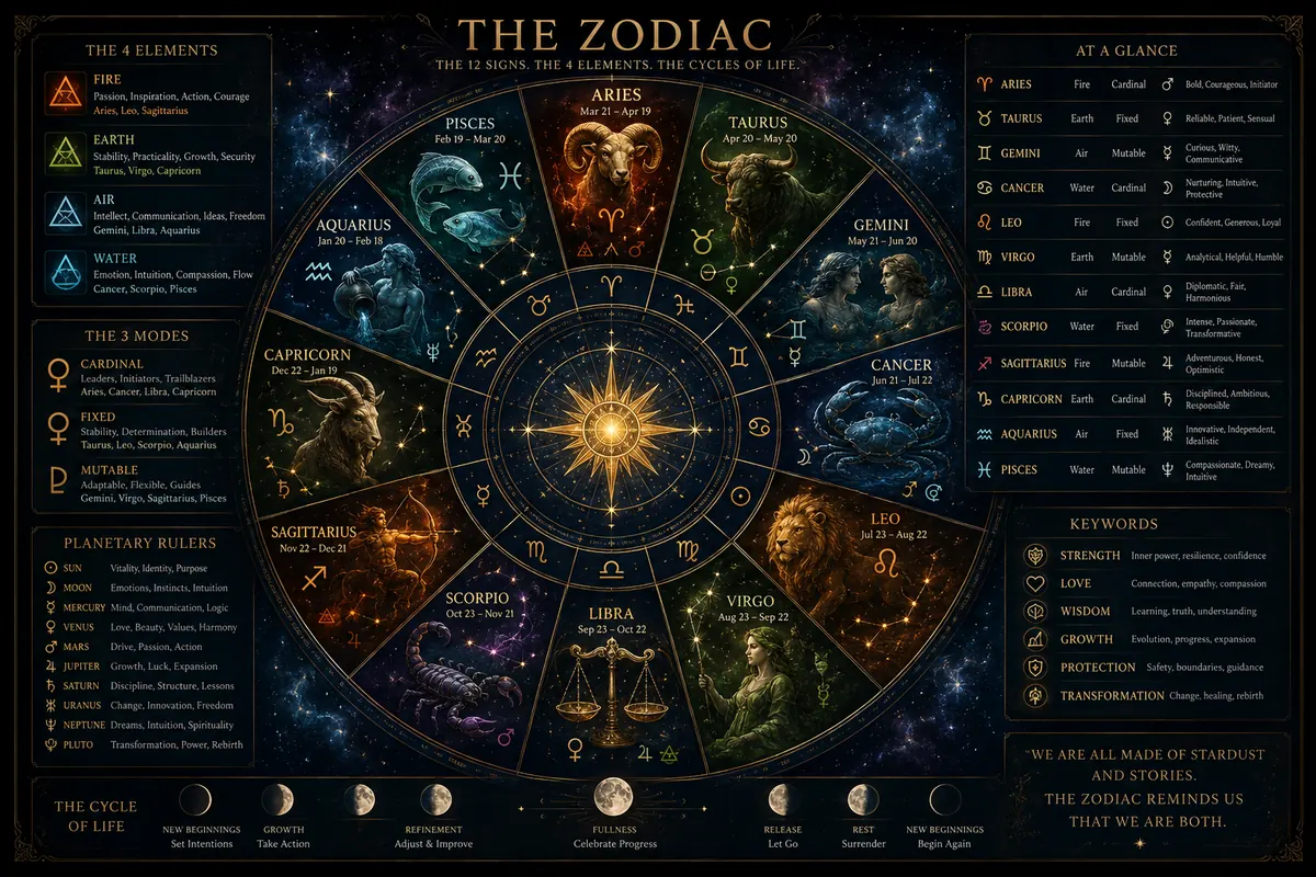 The Nyxvara Zodiac Circle